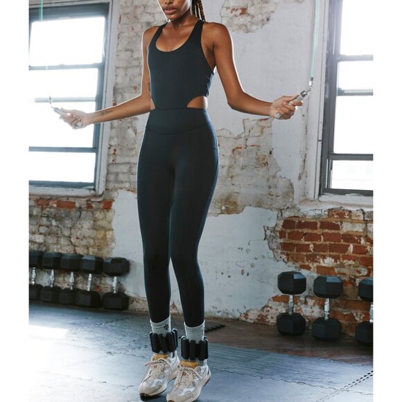 NWT FP MOVEMENT Back It Up Onesie / Black - Picture 8 of 10